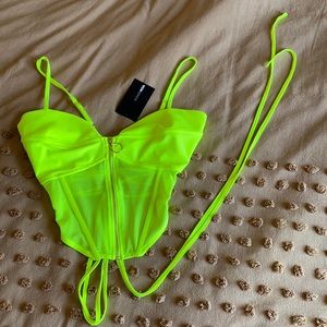 Fashion Nova Curve neon corset